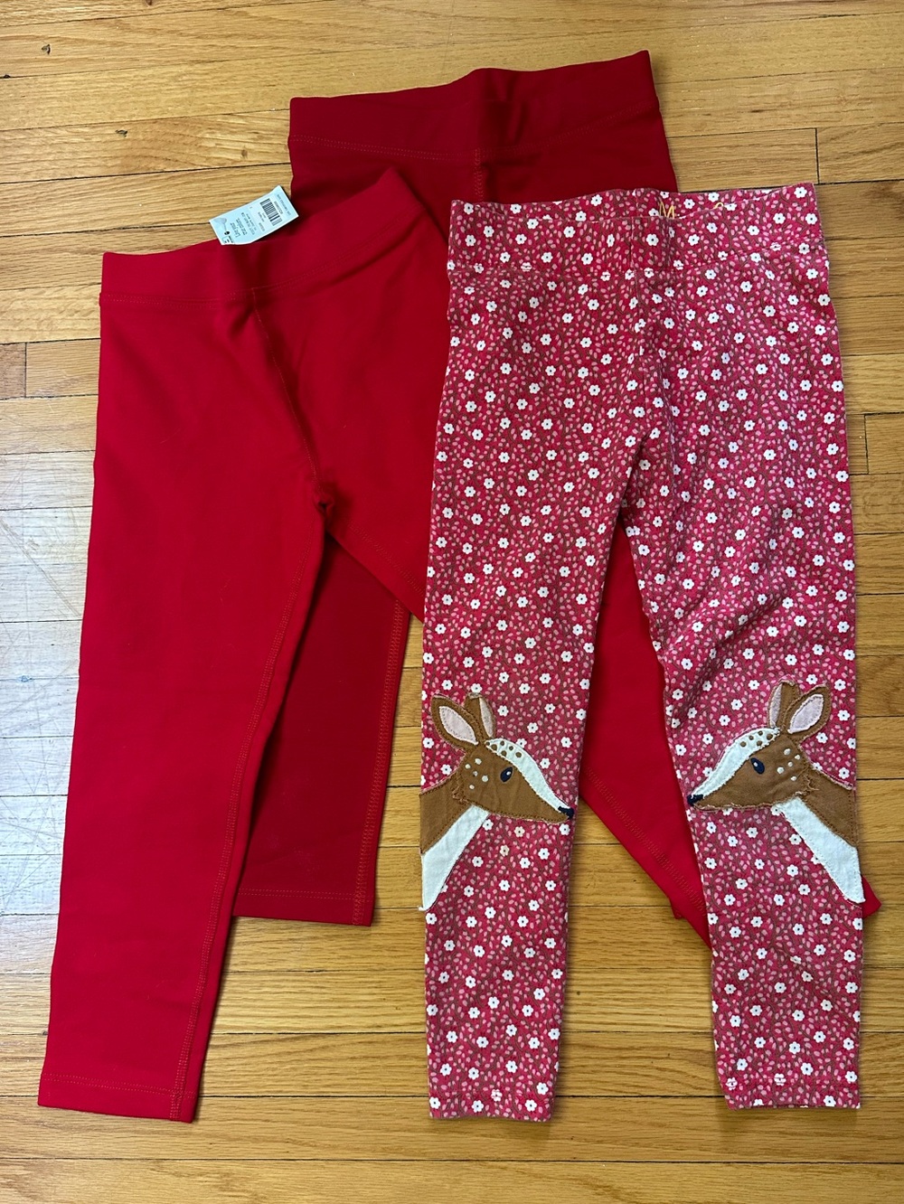 3 Pairs! Boden and Primary Red Leggings